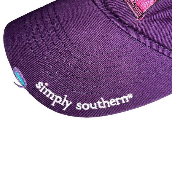 Simply Southern “Living the Scrub Life” Nurse Hat – Purple Baseball Cap | Y2K - Picture 3 of 10